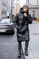 Стильная теплая зимняя длинная куртка 